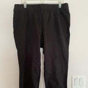 Talbot size 16 black cotton/rayon/spandex jeans